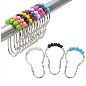 Shower Curtain Rings - Multicolored NWT